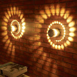 2 Pcs Spiral Sconce Decorative Wall Lamp