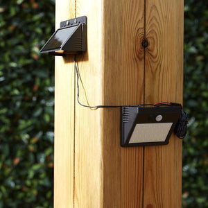 ALL-NEW Solar Powered Motion Sensor Light (W\/ Detachable Solar Panel)