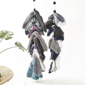 2 Pcs Sock Hanger Organizer