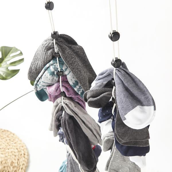 2 Pcs Sock Hanger Organizer