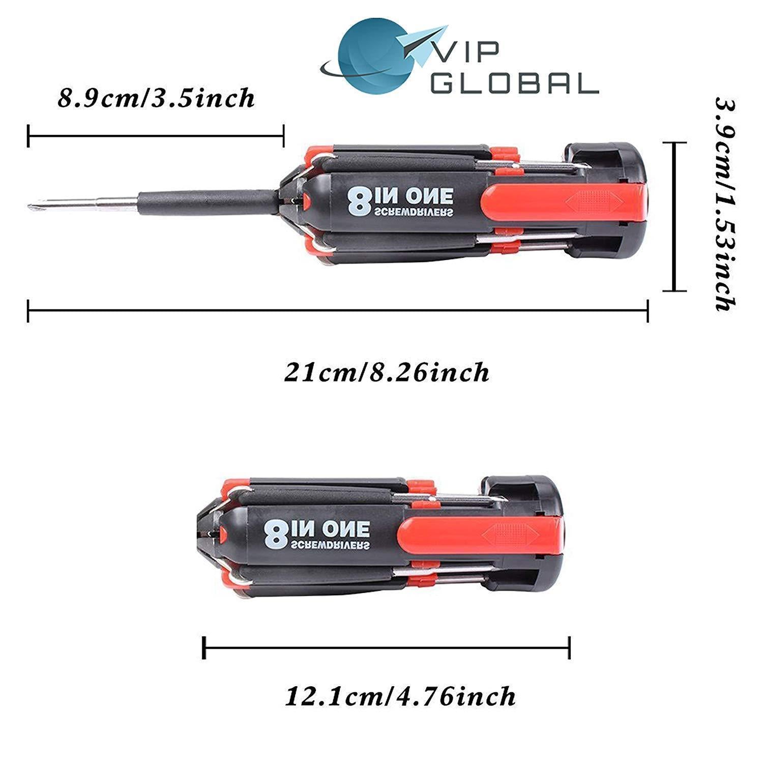 Eight-in-one screwdriver