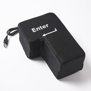 Stress Relief Enter Key Pillow