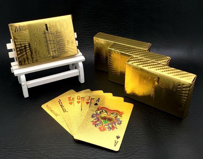 Golden Stack Playing Cards