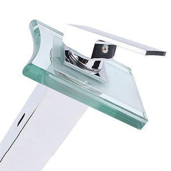 Color Changing Bathroom Sink Glass Faucet - Wash Your Hands With Style!