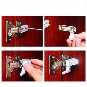10 Pcs Hinge LED Smart Sensor Light