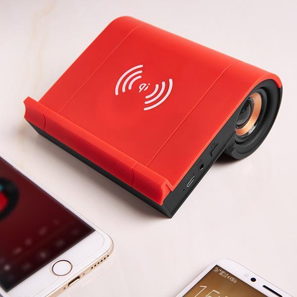 Wireless Phone Charger with Bluetooth Speaker