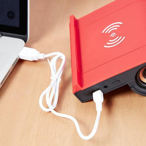 Wireless Phone Charger with Bluetooth Speaker